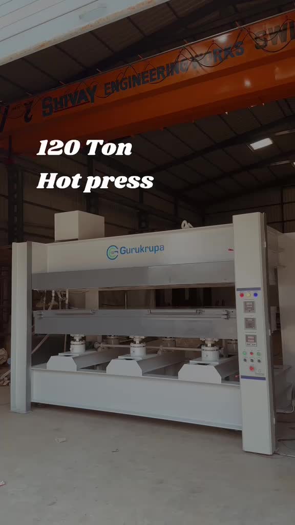 Watch the hot press running
